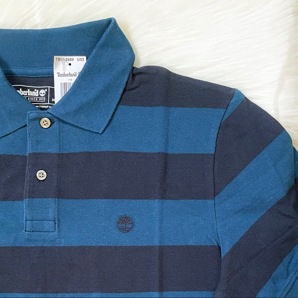 Timberland Men’s Striped Polo Shirt - Picture 2 of 5